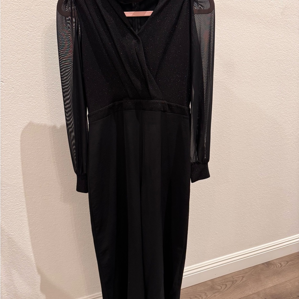 Elegant Black Evening jumpsuit